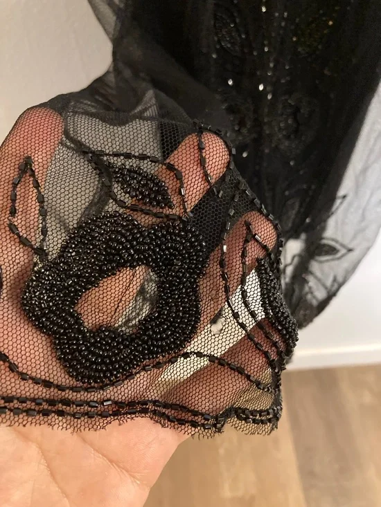 French connection mesh beaded sleeveless dress - Picture 5 of 12